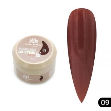 Gel pentru modelarea unghiilor 15 gr, Mocha Rose Builder Gel 09