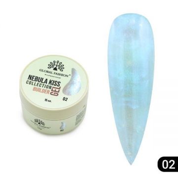 Gel pentru modelarea unghiilor 15 gr, Nebula Kiss Builder Gel 02