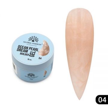Gel pentru modelarea unghiilor 15 gr, Ocean Pearl Dream Builder Gel 04