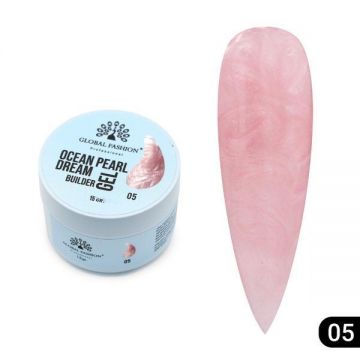 Gel pentru modelarea unghiilor 15 gr, Ocean Pearl Dream Builder Gel 05