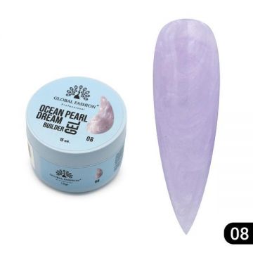 Gel pentru modelarea unghiilor 15 gr, Ocean Pearl Dream Builder Gel 08