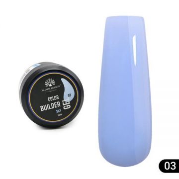 Gel pentru modelarea unghiilor 50 g, Color Builder Gel 03- Sky