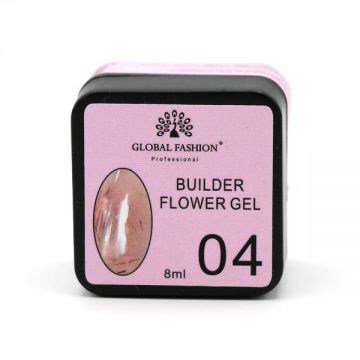 Gel pentru modelarea unghiilor 8 g, Flower Builder Gel, 04