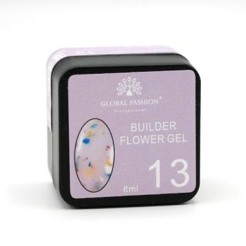 Gel pentru modelarea unghiilor 8 g, Flower Builder Gel, 13