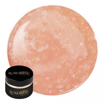 Gel UV Constructie Unghii RevoFlex Blooming Grace LUXORISE 15ml, Amber Blush