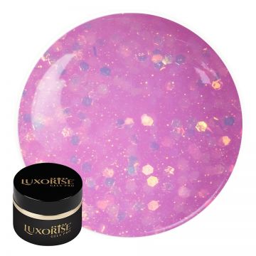 Gel UV Constructie Unghii RevoFlex LUXORISE 50ml, Crystal Galaxy