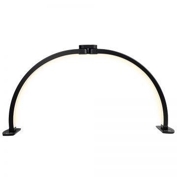 Lampa LED Profesionala Manichiura / Cosmetica LUXORISE NovaMoon PRO, Black
