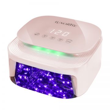 Lampa UV/LED 96W GENESIS PRO TOUCH - LUXORISE, Pink