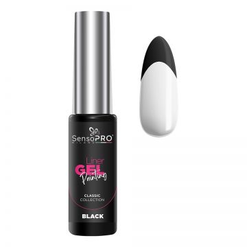 Liner Gel UV Pictura Unghii SensoPRO Milano Classic - Black 8ml