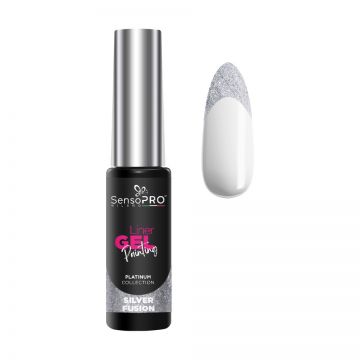 Liner Gel UV Pictura Unghii SensoPRO Milano Platinum - Silver Fusion 8ml