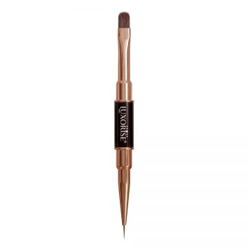 Pensula Unghii Dubla LUXORISE, Oval & Liner