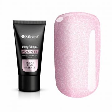 Polygel Easy Shape Sugar Pink Sparkle 30g.