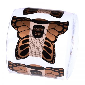 Sabloane Constructie Unghii LUXORISE Fluture, 500 buc