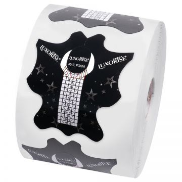 Sabloane constructie unghii LUXORISE Shape Master, 500 buc
