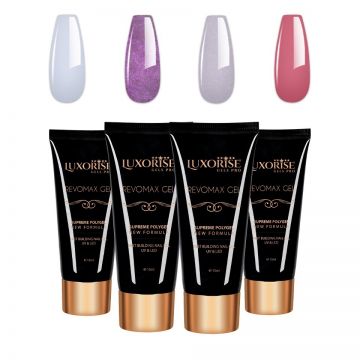 Set 4 Polygel REVOMAX LUXORISE, Brilliance Nails 04