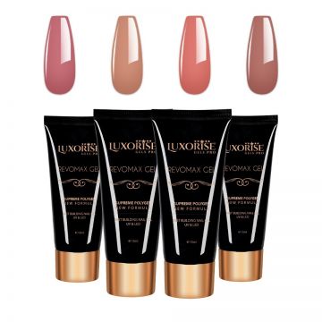 Set 4 Polygel REVOMAX LUXORISE, Brilliance Nails 06