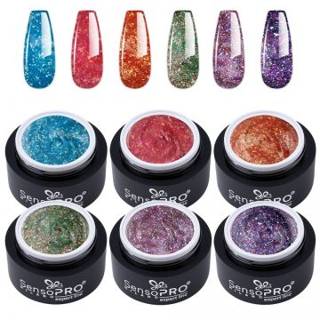 Set 6 Geluri Colorate SensoPRO Milano, Crystal Crush