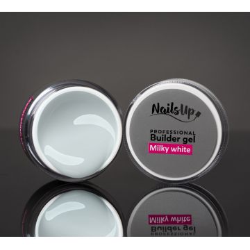 Gel UV Autonivelant NailsUp - Milky White 15g Gel UV Autonivelant NailsUp - Milky White 15g