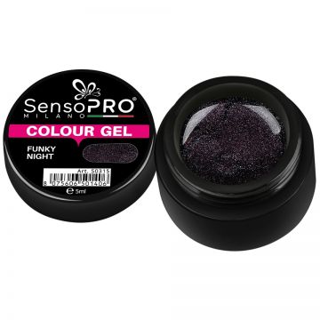Gel UV Colorat Funky Night 5ml, SensoPRO Milano