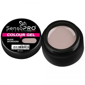 Gel UV Colorat Nude Wonders 5ml, SensoPRO Milano