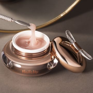 Gel Uv Constructie Unghii NailsUp Gelly 50g, 03 Light Nude