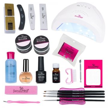 Kit Unghii Gel Manichiura French SensoPRO Milano - Promotie #03