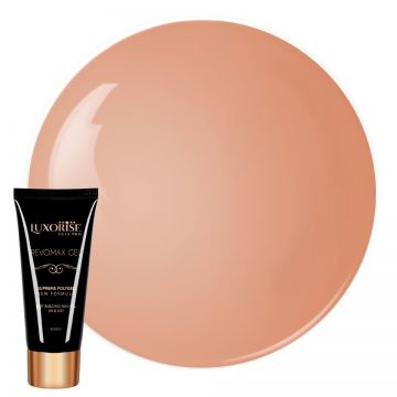 Polygel REVOMAX GEL LUXORISE Caramel Nude, 30ml