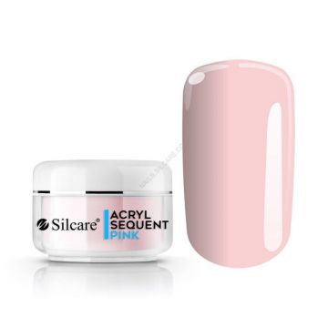 Pudra acrilica sequent pink 12gr- silcare - PABO-PINK12 - Everin.ro