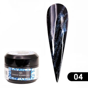 Gel Disco Spider, Global Fashion, 5 gr, Albastru 04