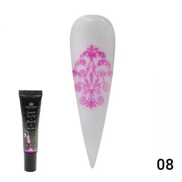Gel vopsea pentru pictura chinezeasca si stamping cu shimmer, 8 ml, Painting Stamping 08