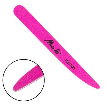 Pila unghii slim Molly Lac 100/100- Neon Pink - MLS-100/100 - Everin.ro