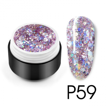 Starry platinum color gel p59