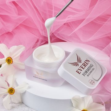 Gel constructie Everin Forming 15gr- Milky White 02 - FORM15-02 - Everin.ro